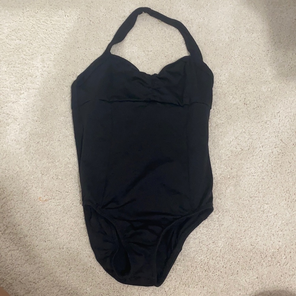 Black Halter Leotard